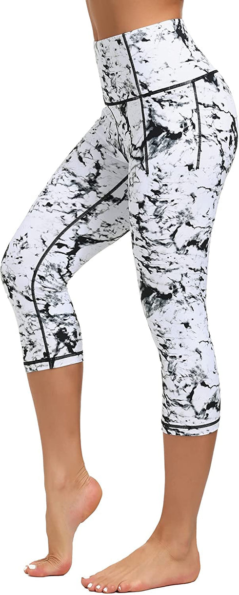 Dragon Fit High Waisted Legging for Women Tummy Control Workout Running Yoga Pants with Pockets